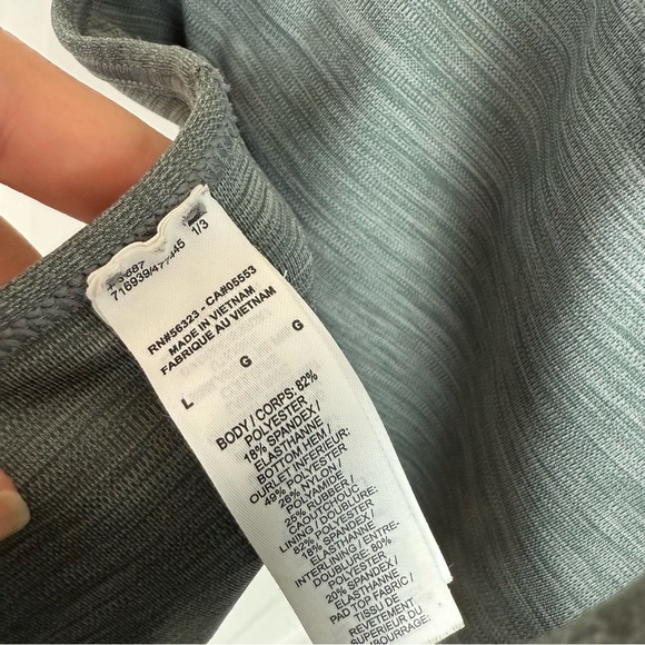Nike Women's large Gray Sports Bra - Picture 5 of 5